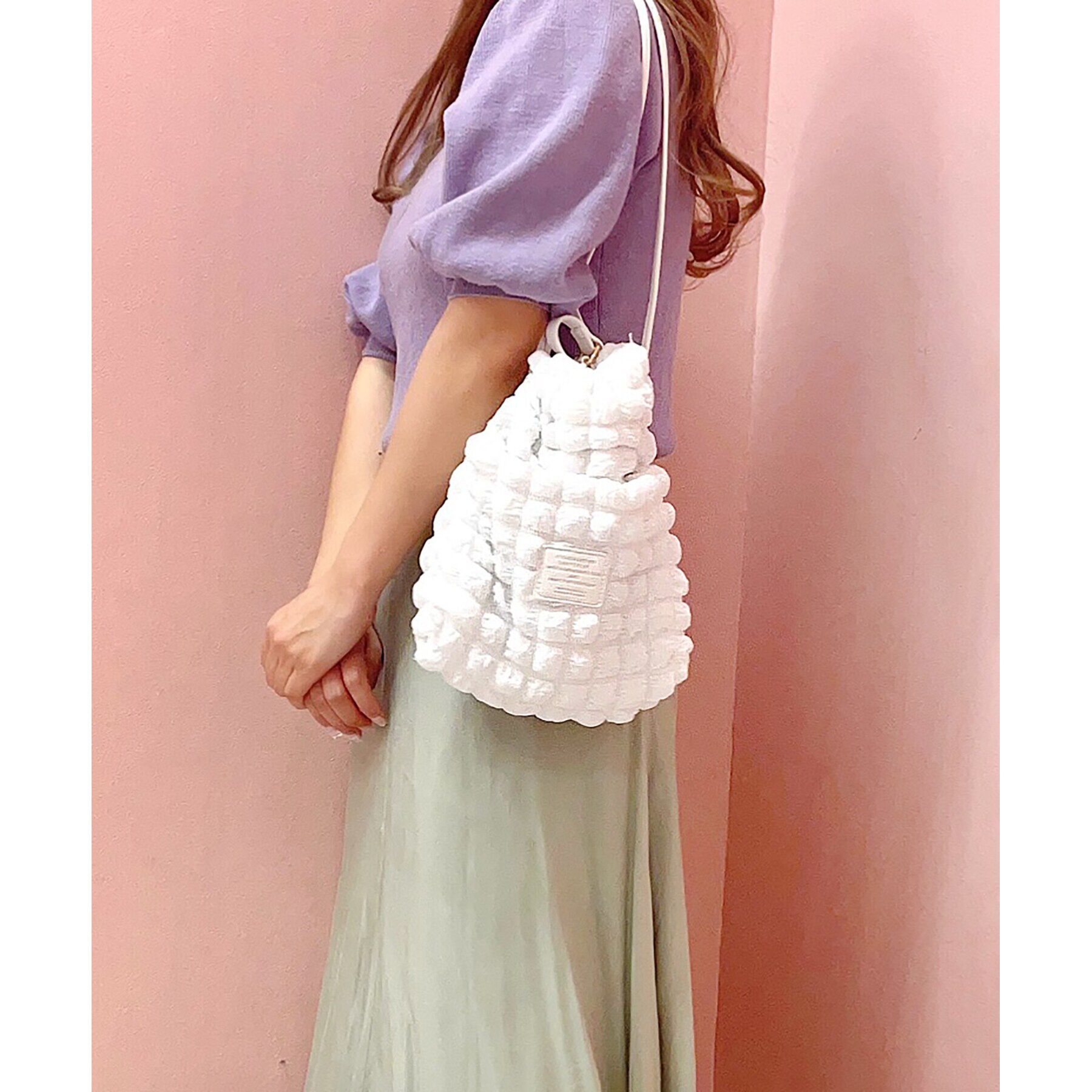 Ober Tashe「ポコポコキルト巾着ショルダー」|ショルダー・メッセンジャー|