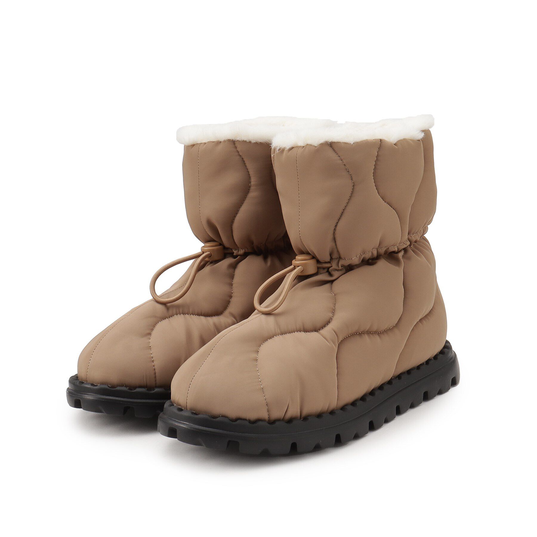 ESPERANZA「キルティングボアショートブーツ」|ショートブーツ|ﾍﾞｰｼﾞｭ(352)