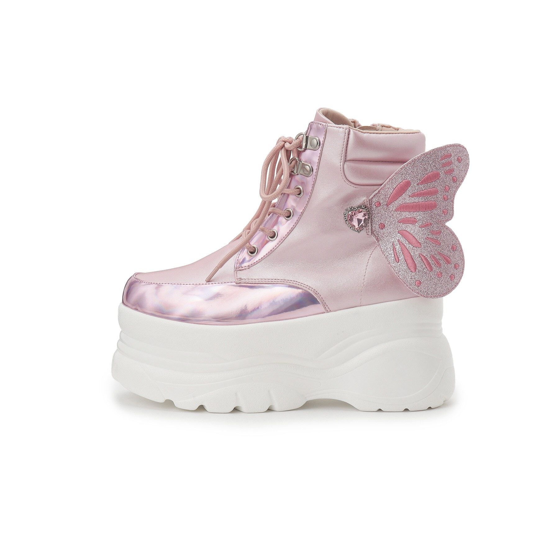 csT&P「厚底バタフライ付きスニーカー」|スニーカー|