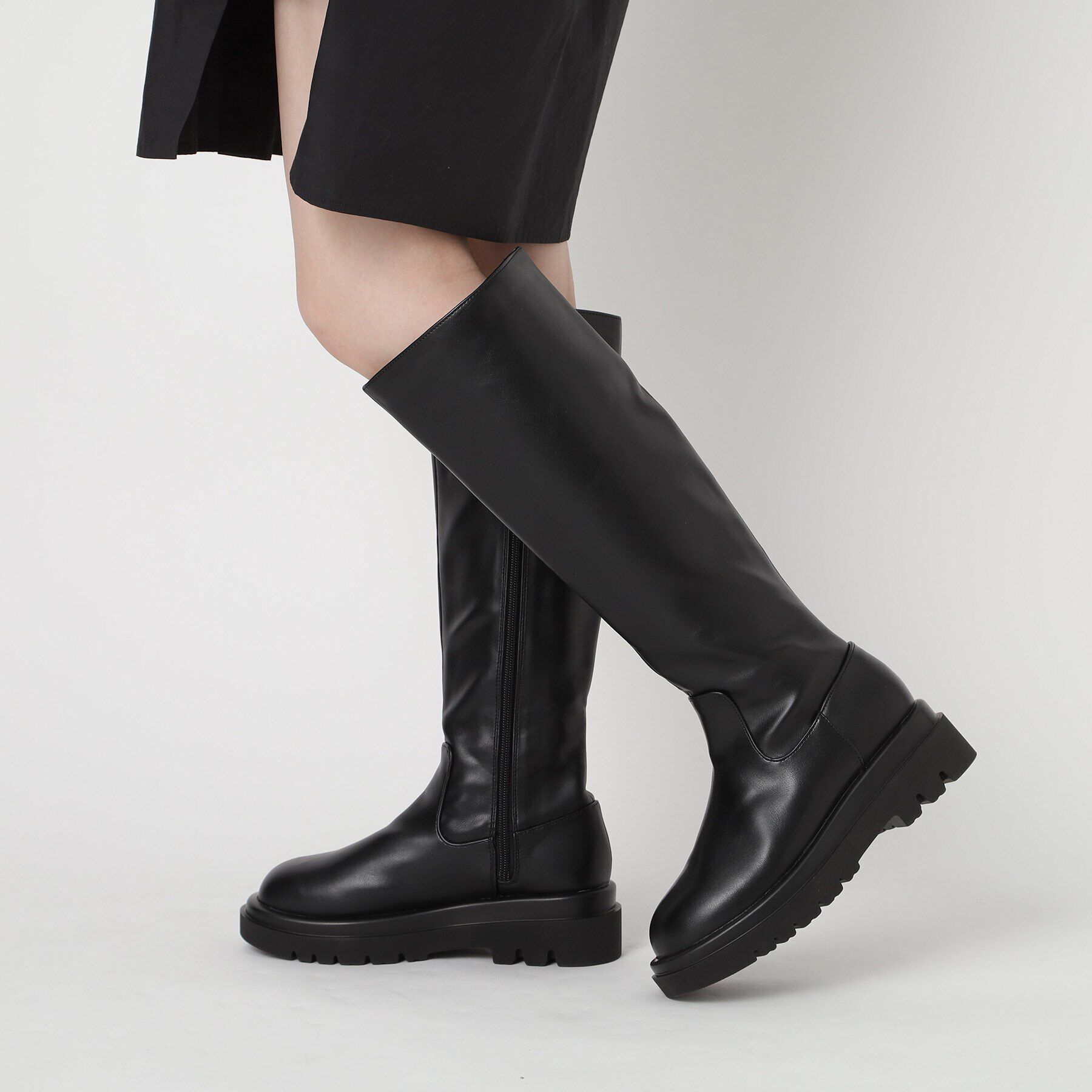 ESPERANZA「トラックソールロングブーツ【ESPERANZA＿blanca】」|ショートブーツ|