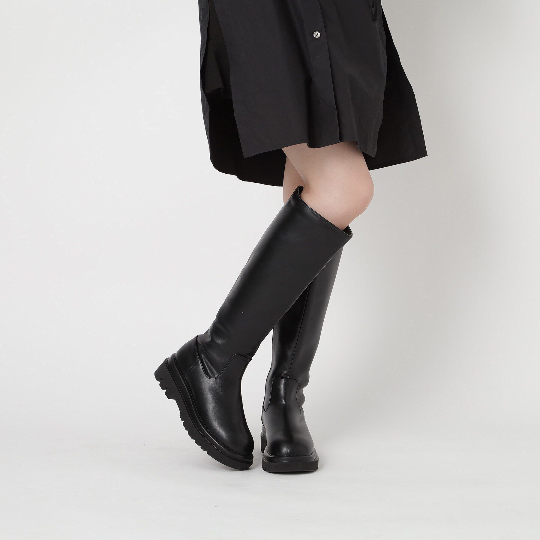 ESPERANZA「トラックソールロングブーツ【ESPERANZA＿blanca】」|ショートブーツ|