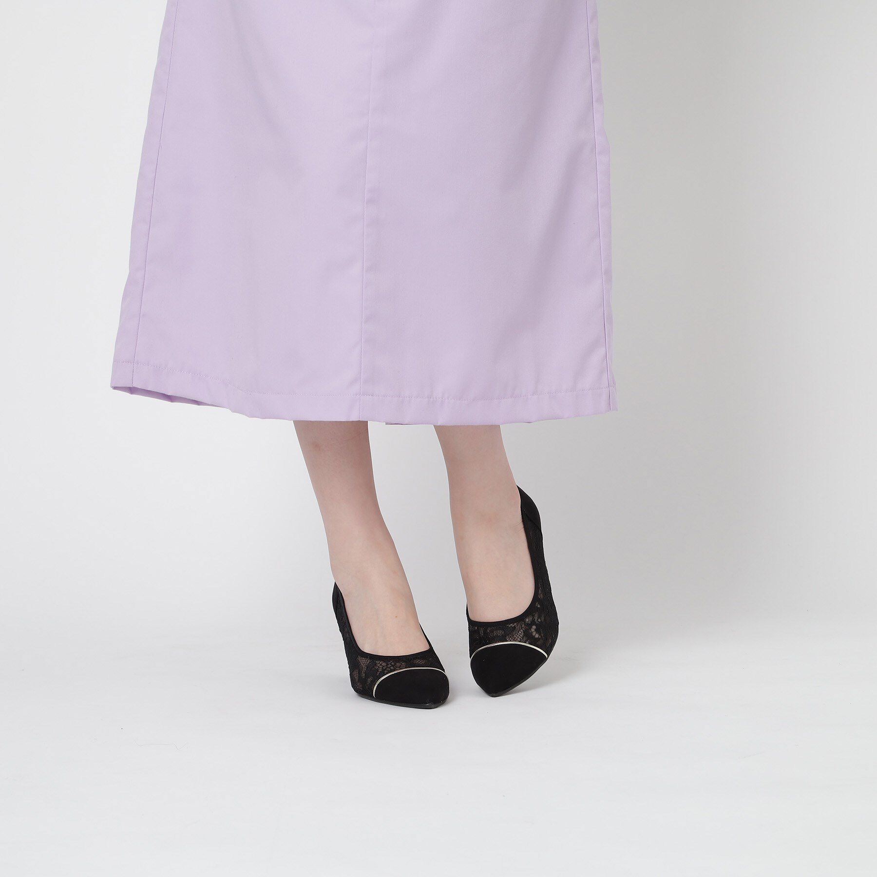 ESPERANZA「切替チュールレースパンプス」|パンプス|