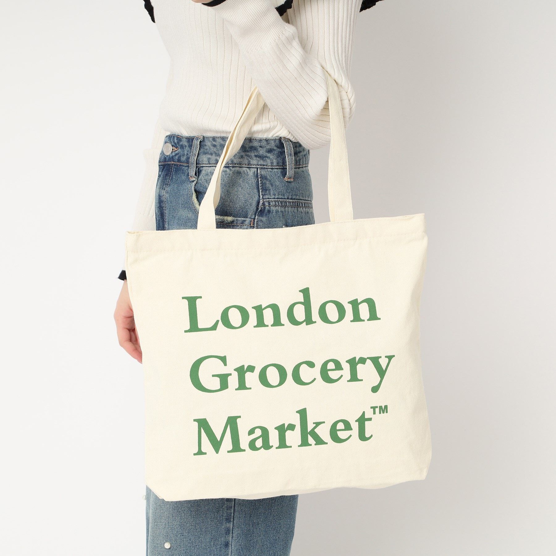 Ober Tashe「プチプラロゴトートバッグ」|トートバッグ|