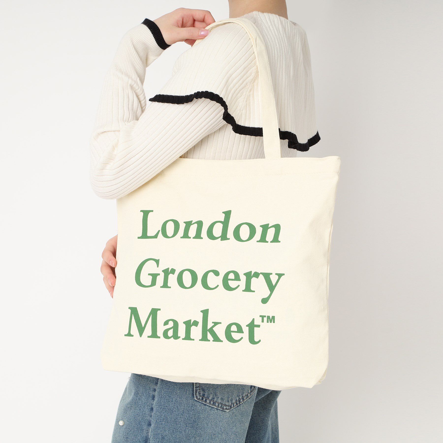 Ober Tashe「プチプラロゴトートバッグ」|トートバッグ|