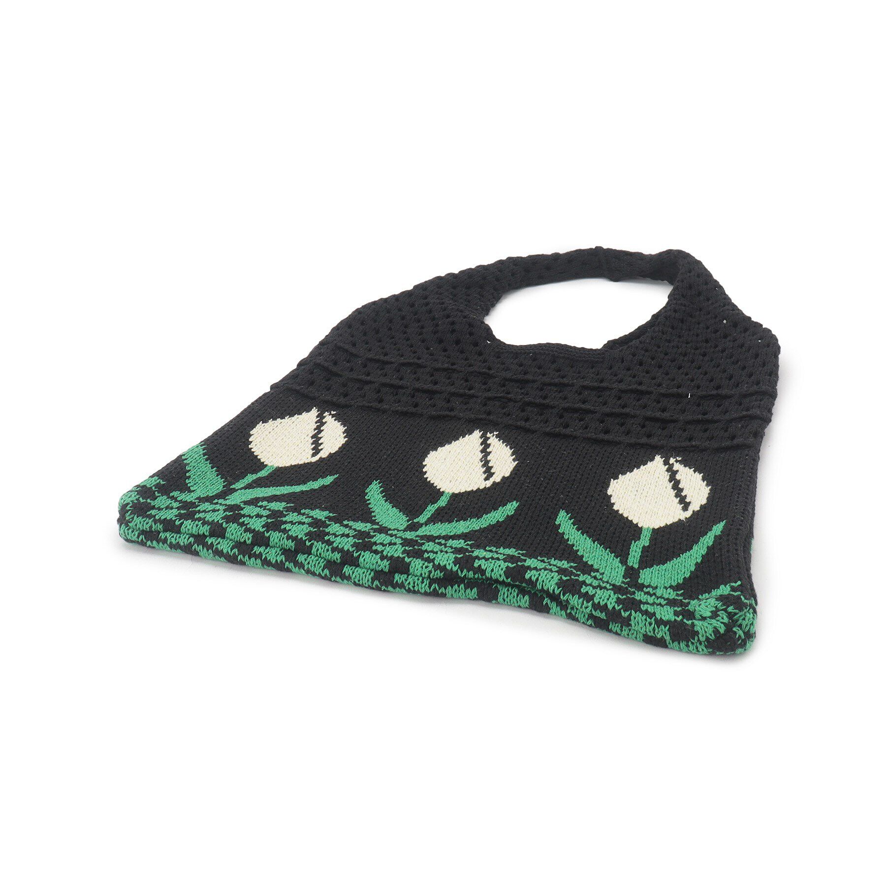 Ober Tashe「チューリップニットバッグ」|トートバッグ|