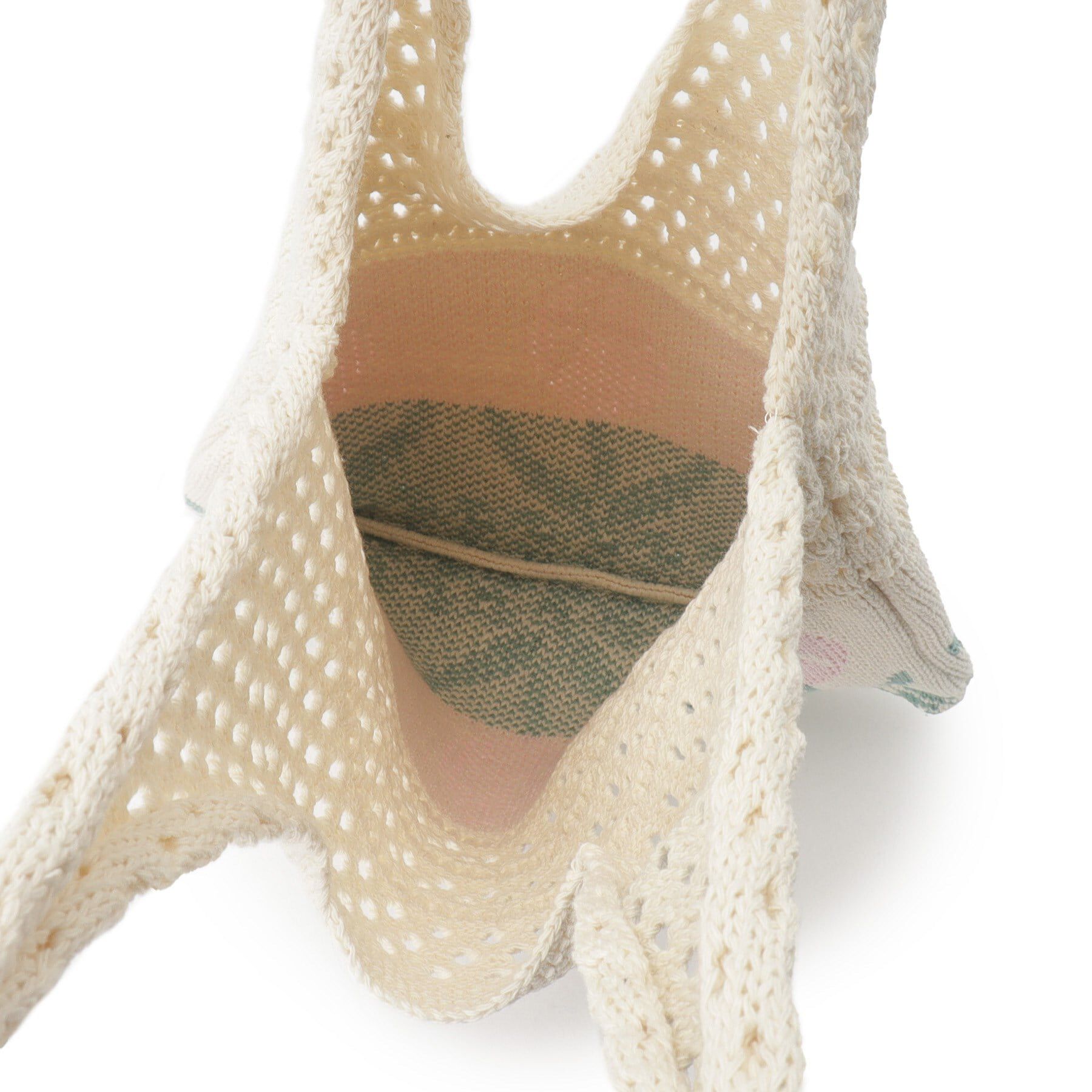 Ober Tashe「チューリップニットバッグ」|トートバッグ|