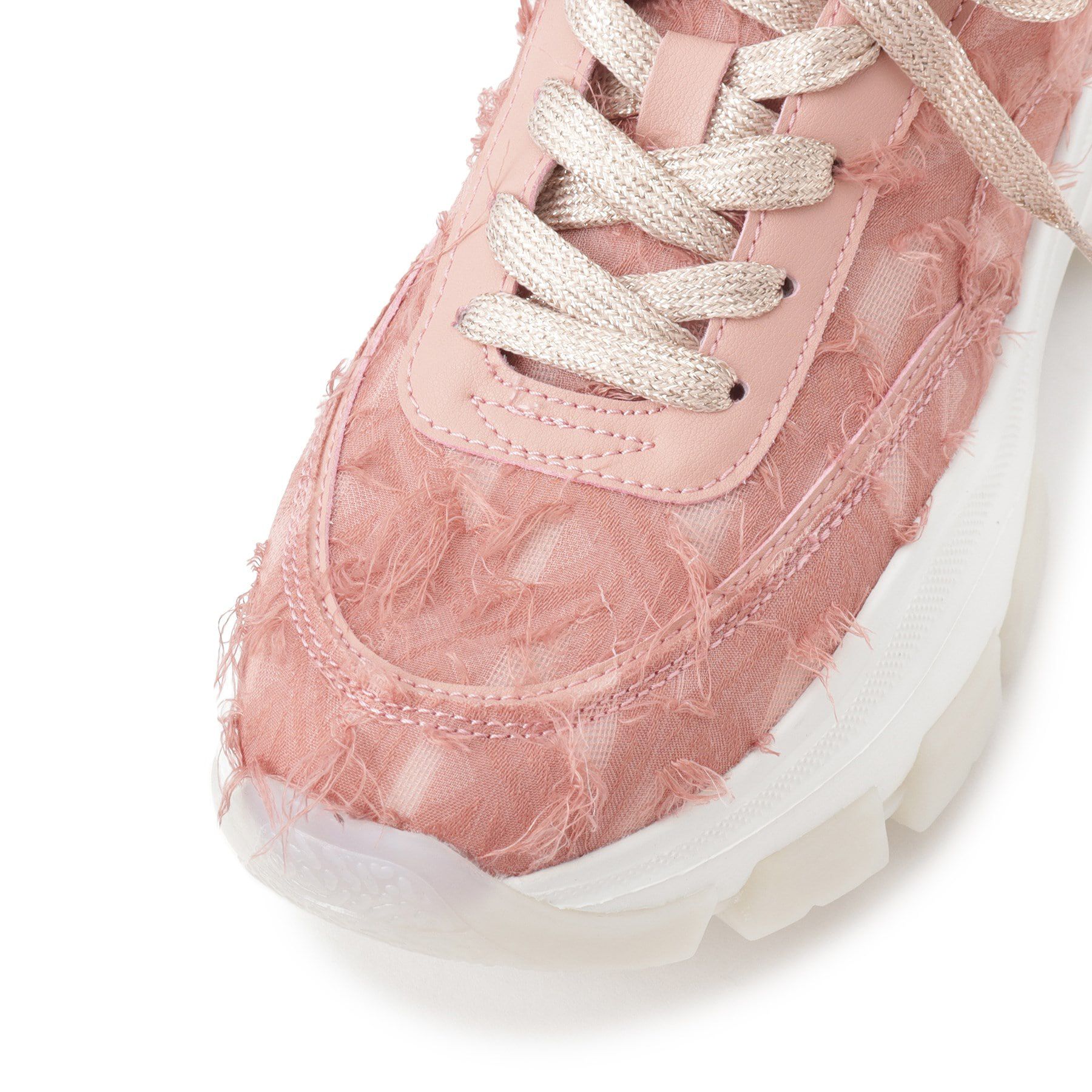 ESPERANZA「ふわふわクッションフリンジスニーカー 24SS」|スニーカー|