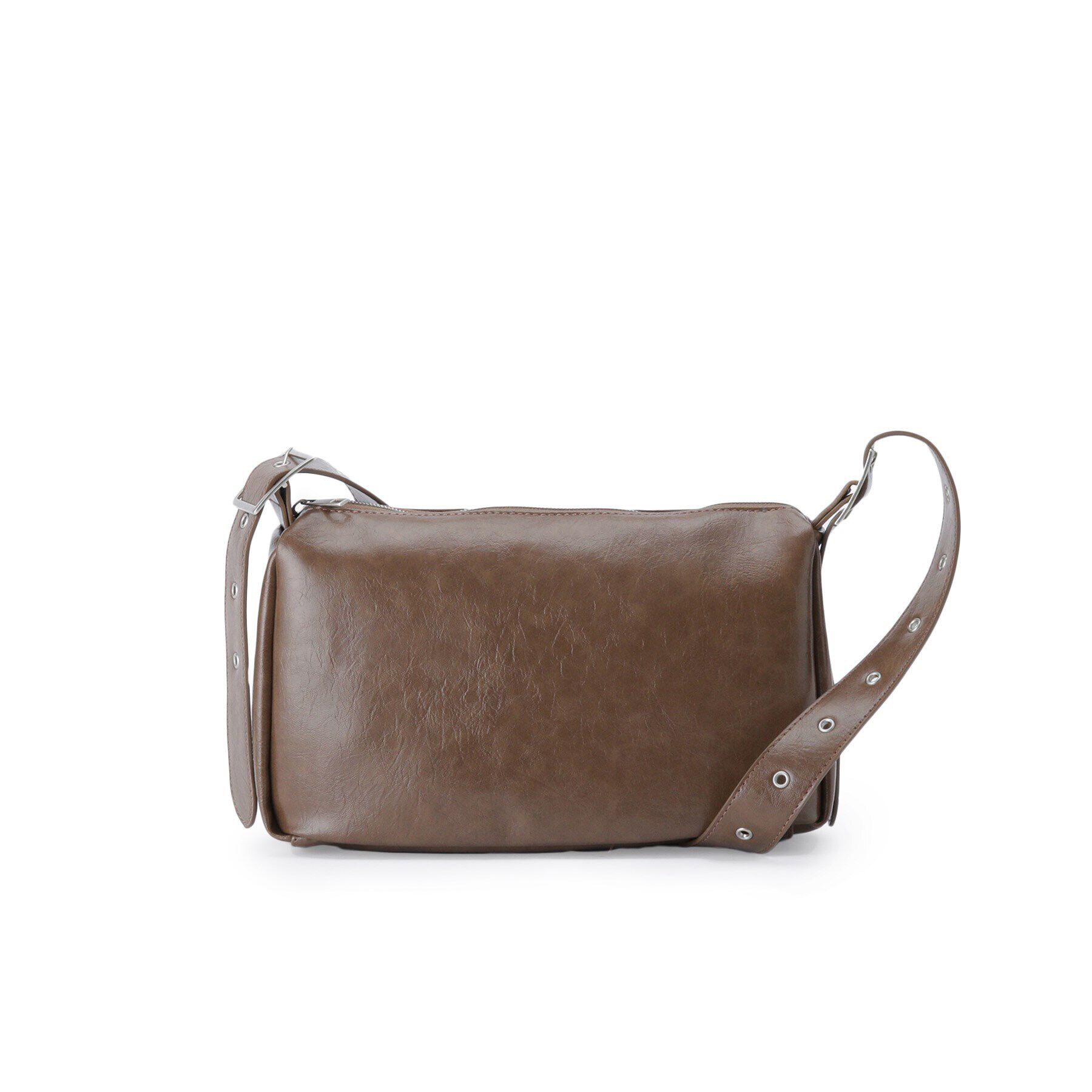 Ober Tashe「バックルショルダーバッグ」|ショルダー・メッセンジャー|モカブラウン(042