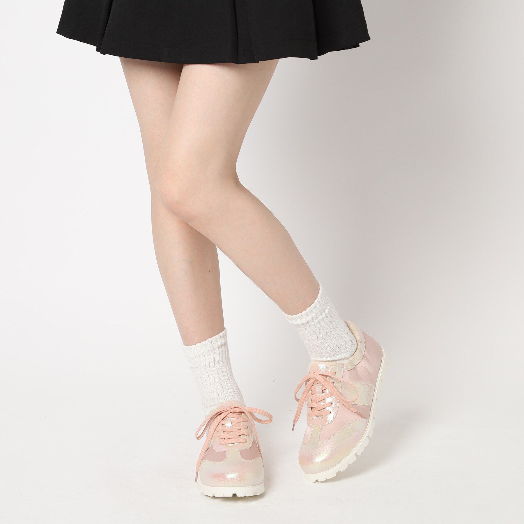 ESPERANZA「サテンリボン2WAYスニーカー」|スニーカー|