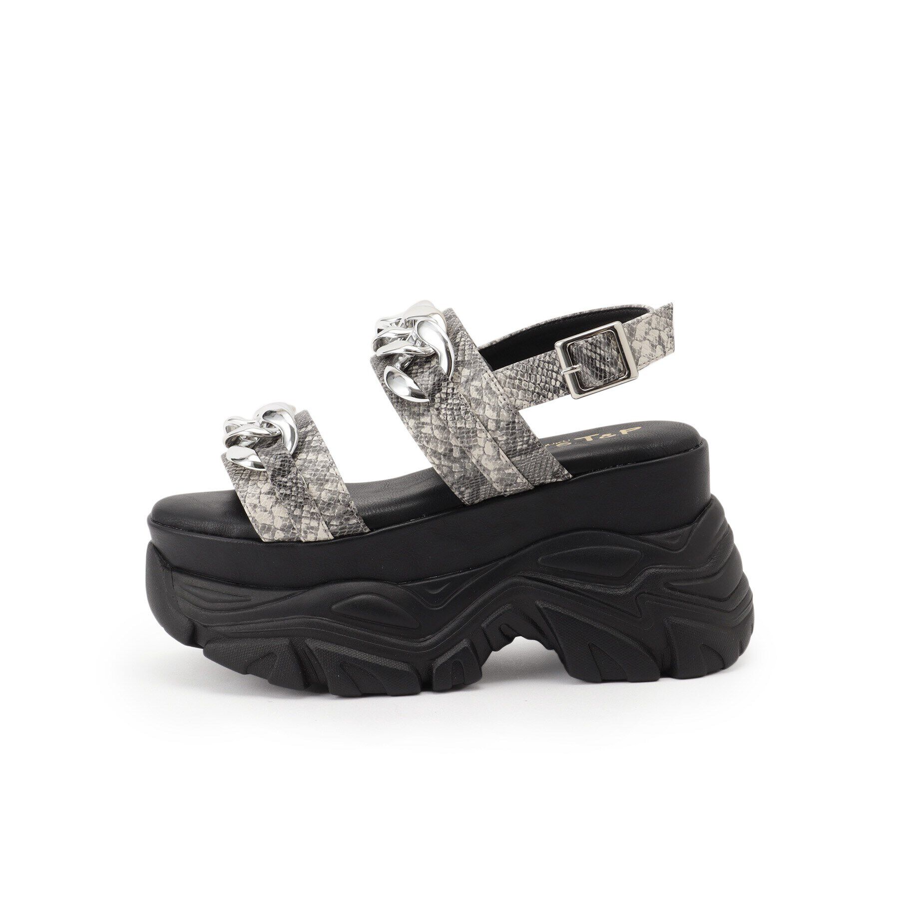 csT&P「ビックチェーン付き厚底サンダル」|サンダル|