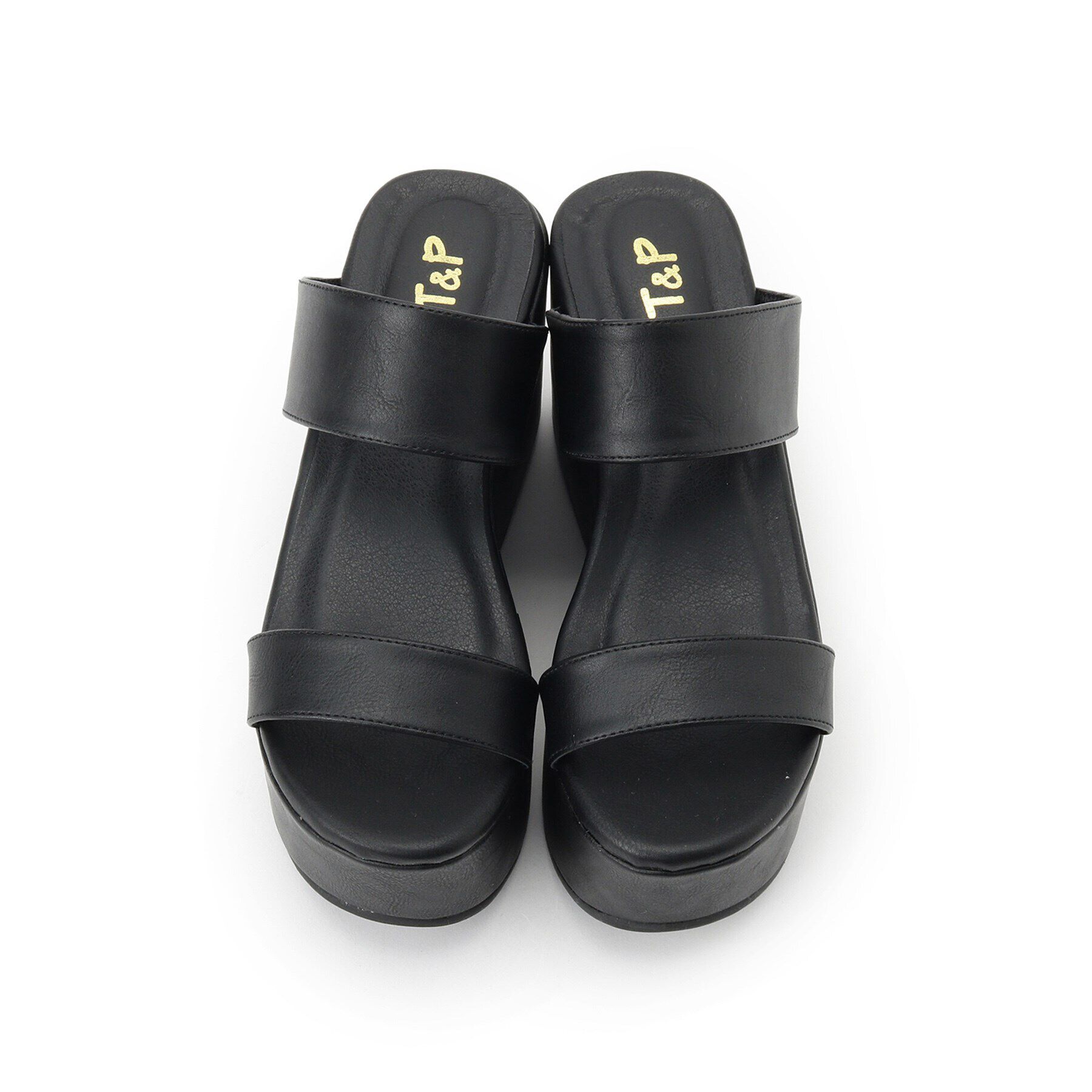 csT&P「厚底ダブルベルトサンダル」|サンダル|