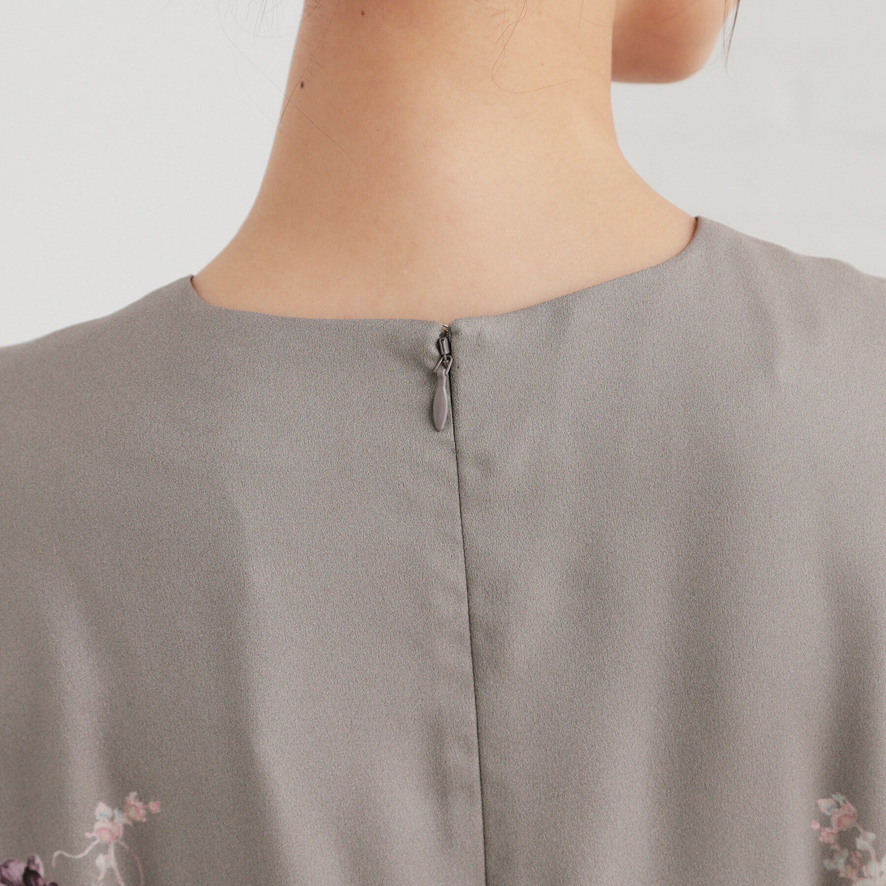 SunaUna「【着るだけでスタイルアップ!／Make bodyシリーズ】パネルプリントワンピース」|ワンピース|