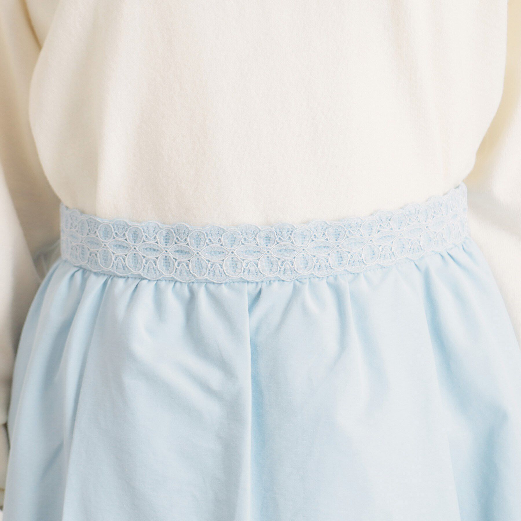 SunaUna「【定番シルエット／春カラー】タフタフレアスカート」|スカート|