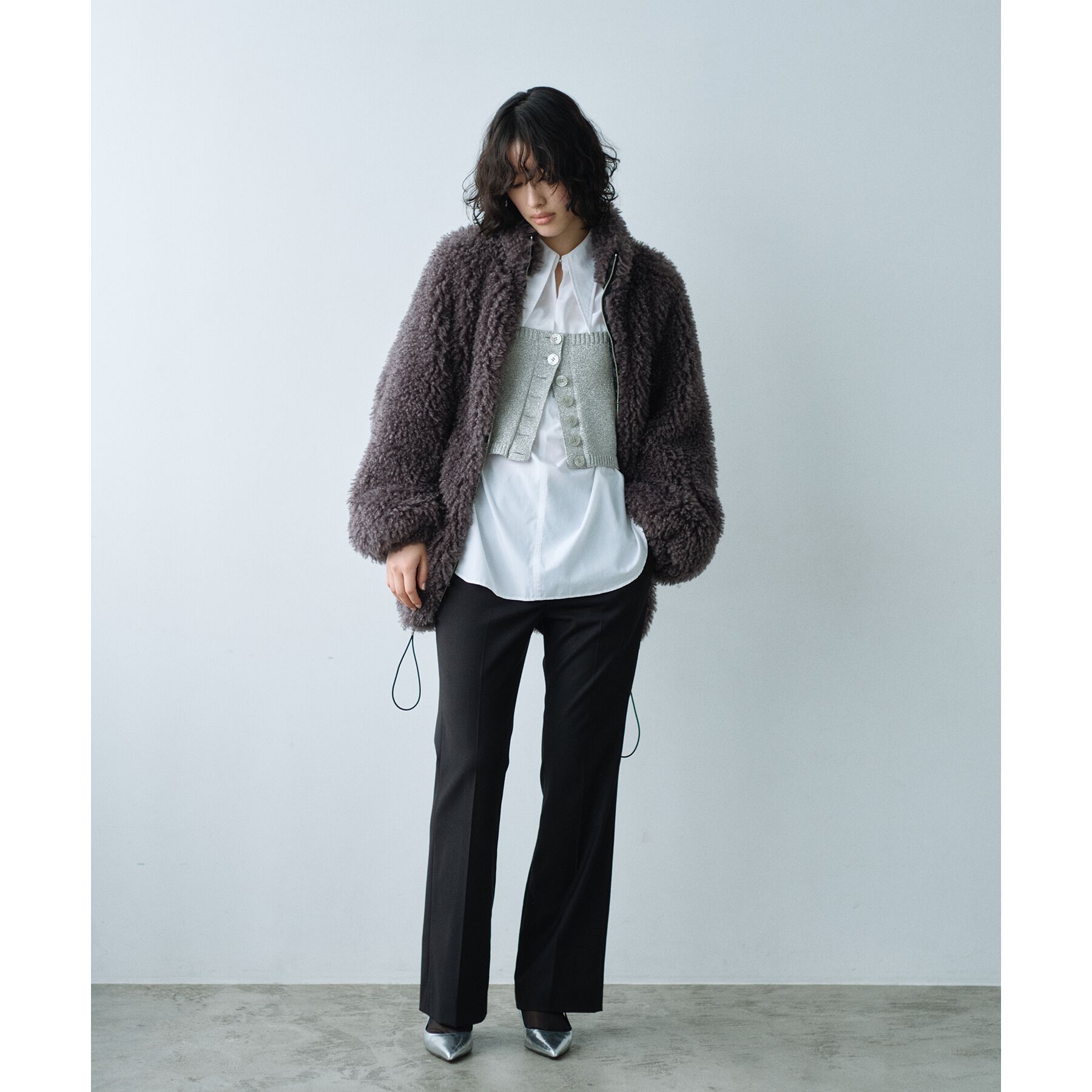 CODE A「lame knit bustier」|ニット・セーター|