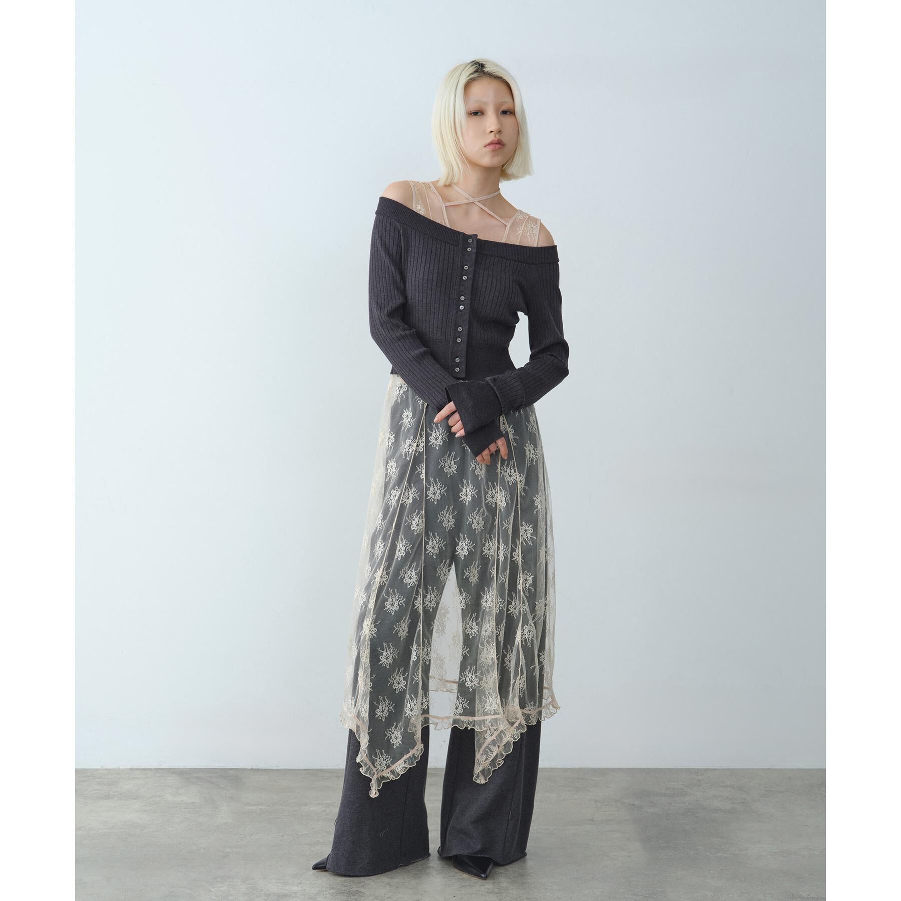 CODE A「sensual lace flow dress」|ワンピース|