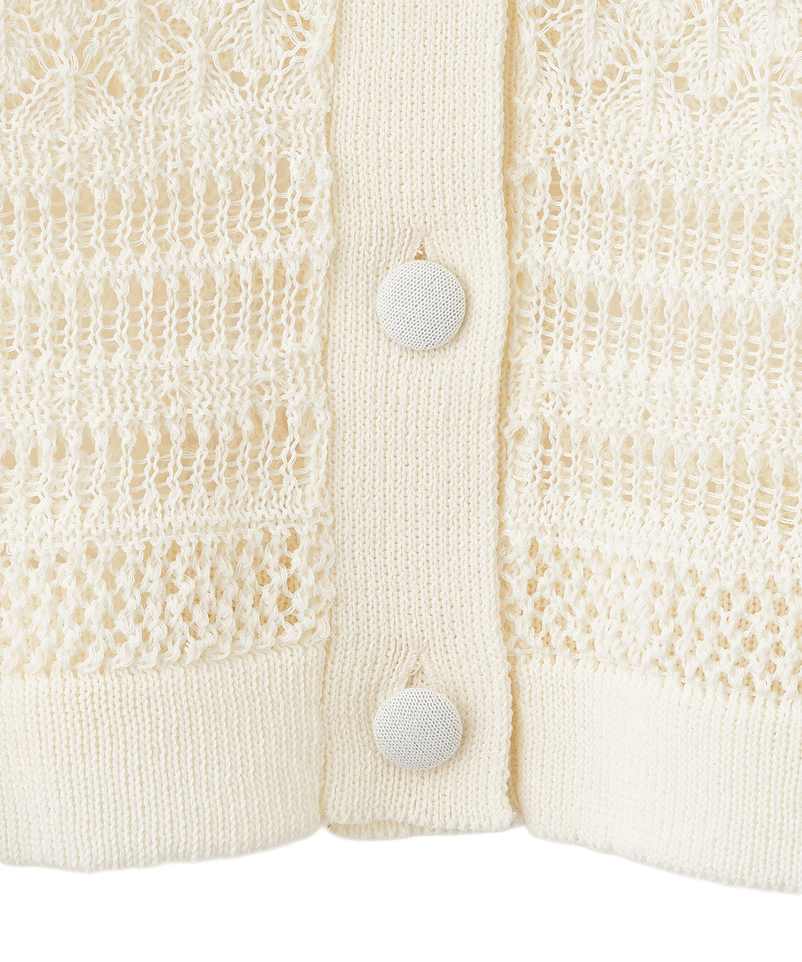 COCO DEAL「レース編みニットシャツ」|シャツ・ブラウス|