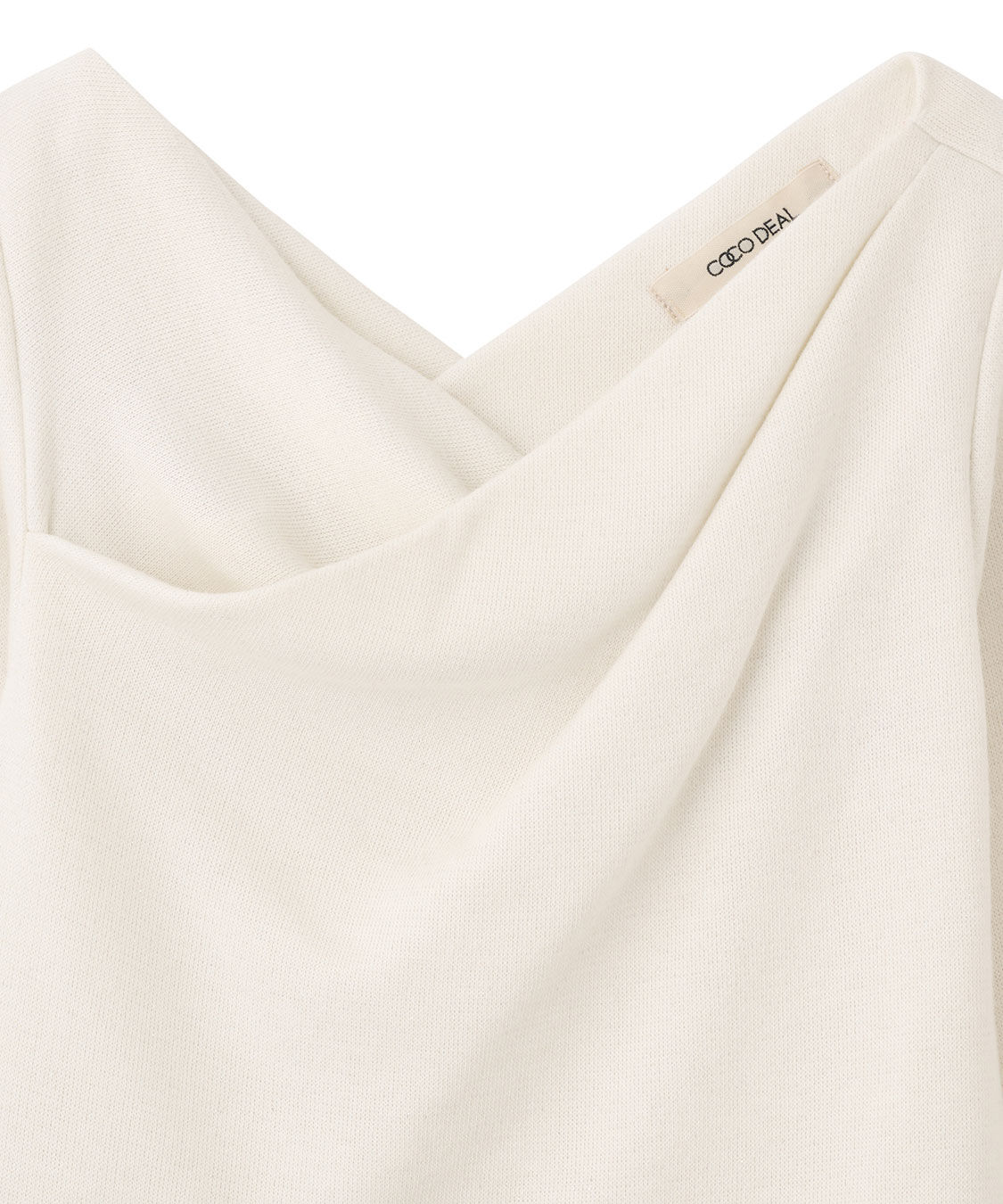 COCO DEAL「アシメネックオフショルダーカットソー」|Tシャツ・カットソー|