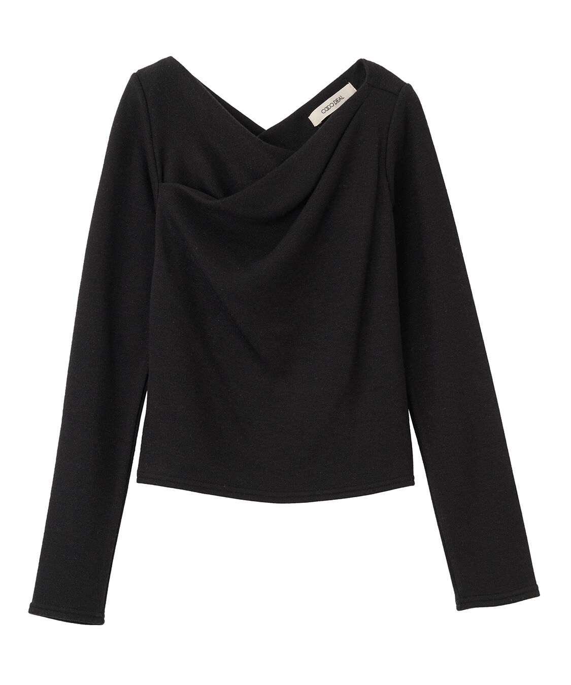 COCO DEAL「アシメネックオフショルダーカットソー」|Tシャツ・カットソー|