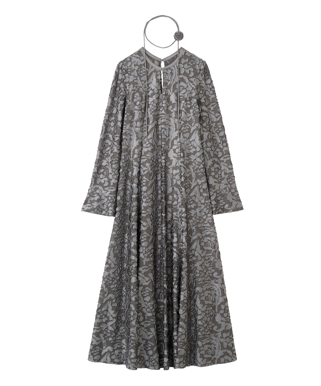 COCO DEAL「コサージュチョーカー付きオパールメッシュワンピース」|ワンピース|