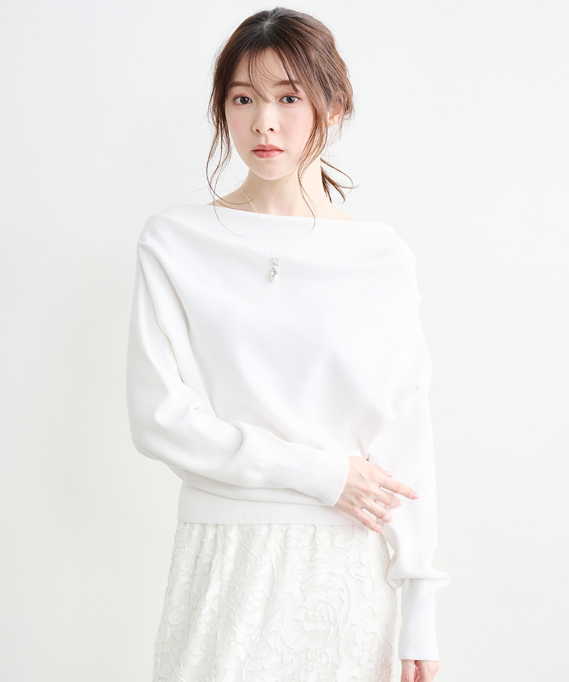 COCO DEAL「ドレープオフショルニット」|ニット・セーター|