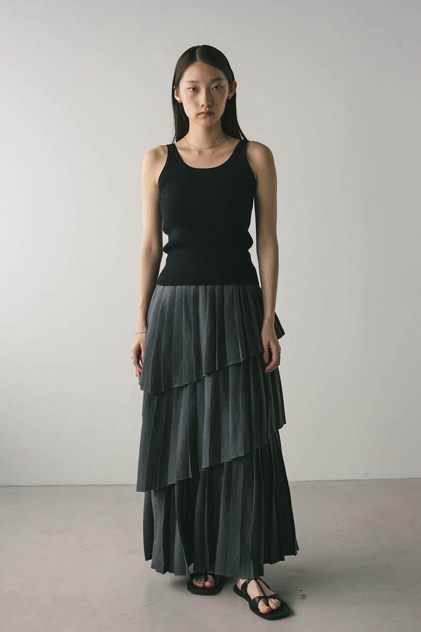 STYLEMIXER「ハイゲージニットタンク」|タンクトップ|