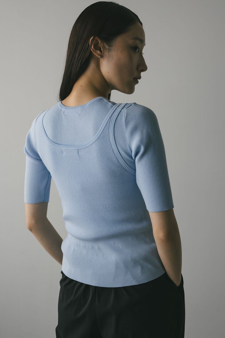 STYLEMIXER「ハイゲージニットタンク」|タンクトップ|