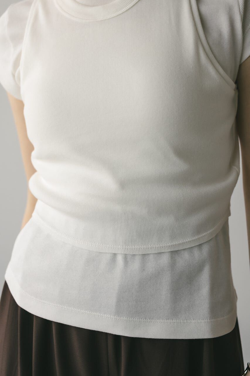 STYLEMIXER「ヘムラウンドタンクトップ」|タンクトップ|