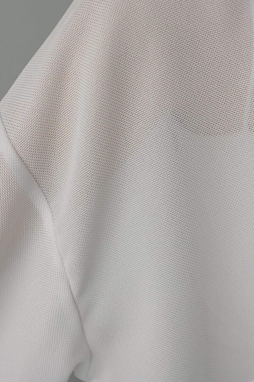 STYLEMIXER「ワイドスリーブメッシュショートシャツ」|シャツ・ブラウス|