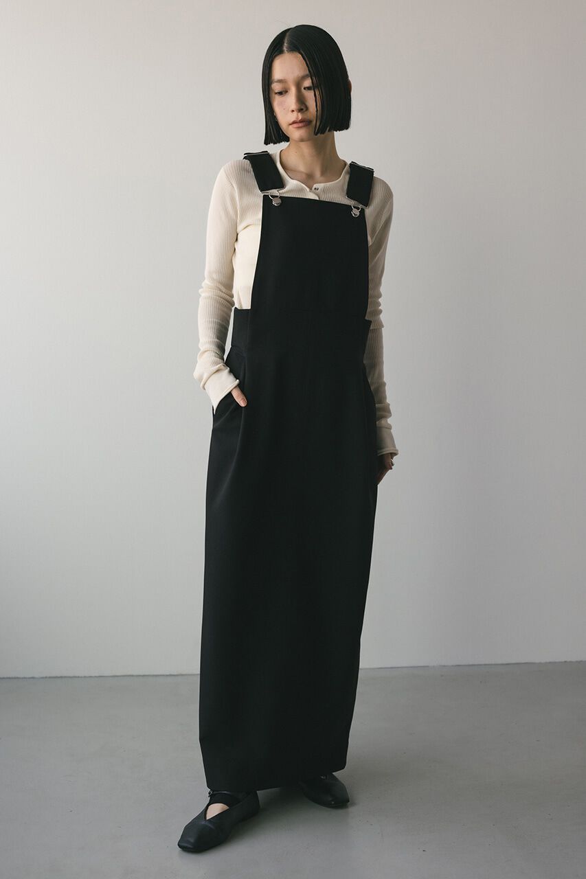 STYLEMIXER「サロペットジャンパースカート」|ワンピース|BLK