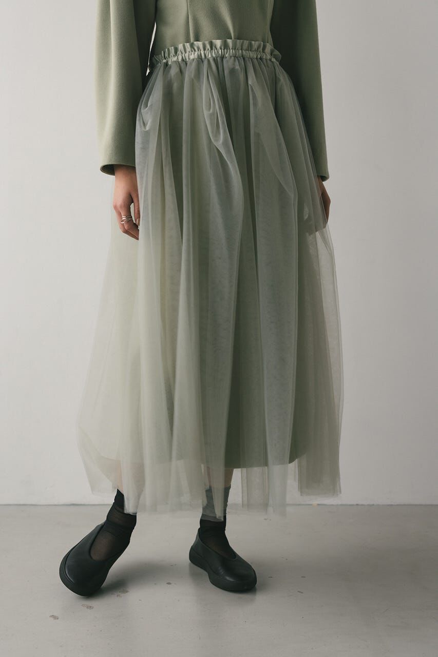 STYLEMIXER「チュールレイヤードスカート」|スカート|