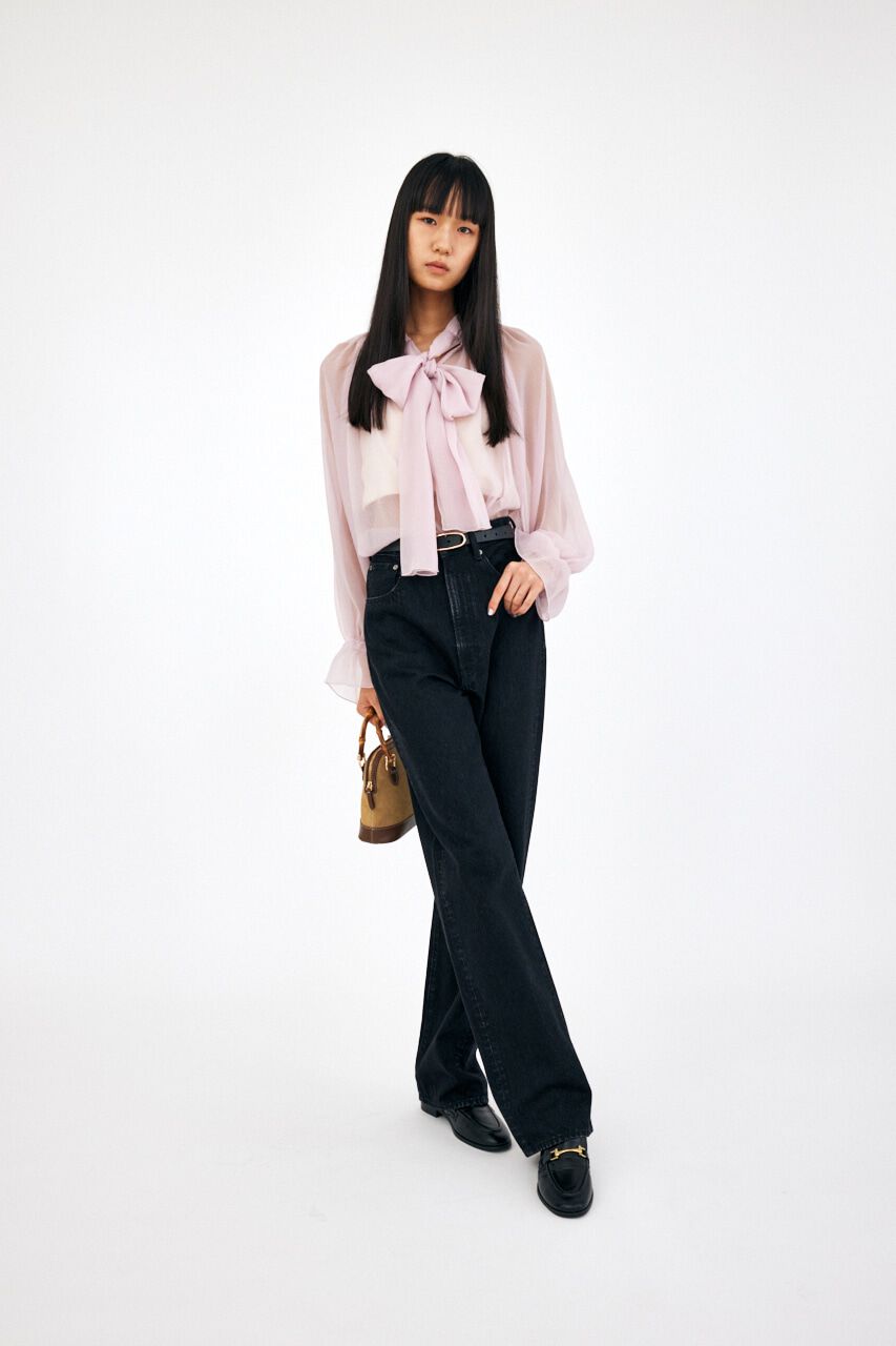 MOUSSY「HW COLOR LOOSE STRAIGHT」|デニム|