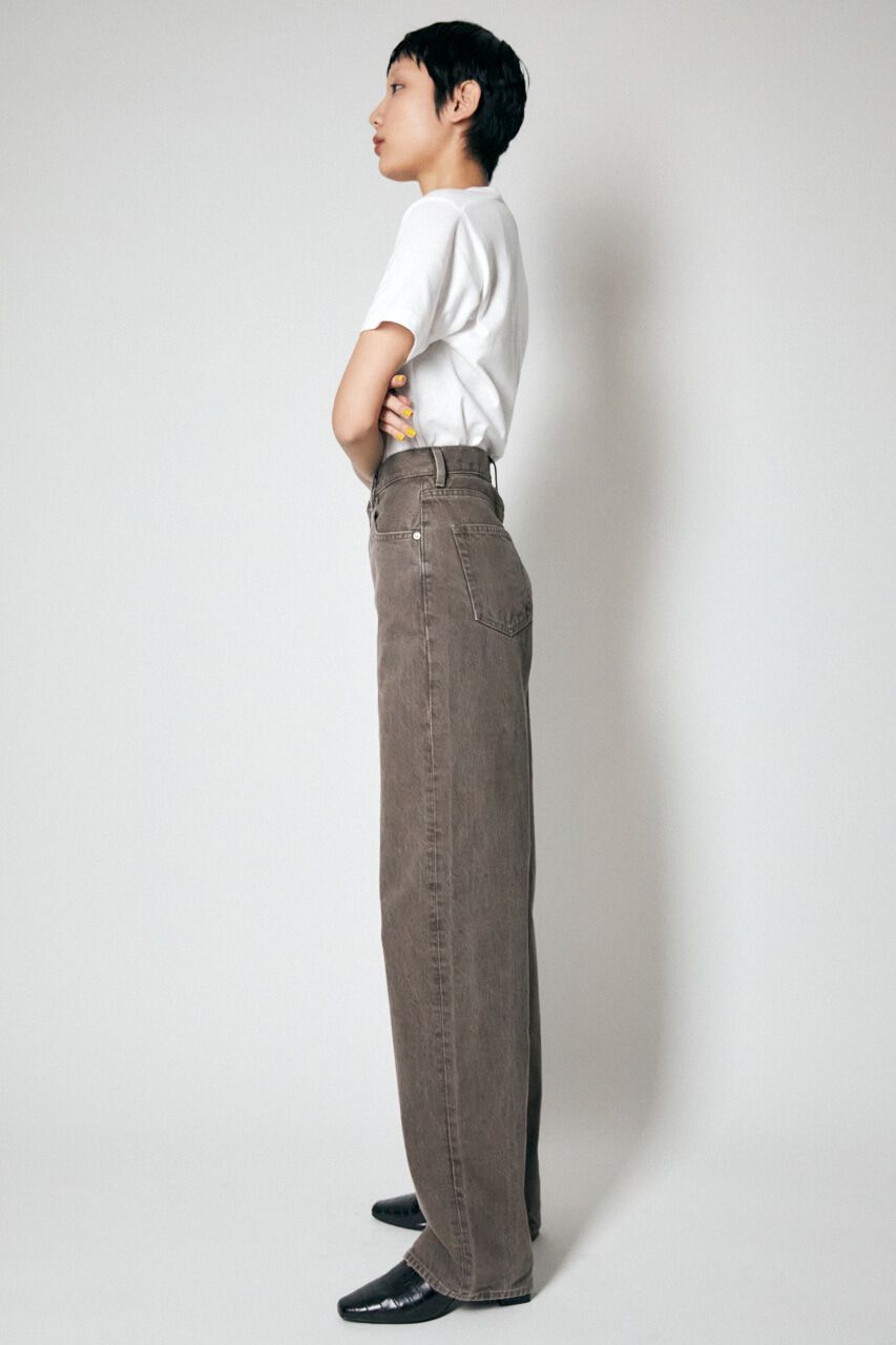 MOUSSY「HW COLOR LOOSE STRAIGHT」|デニム|