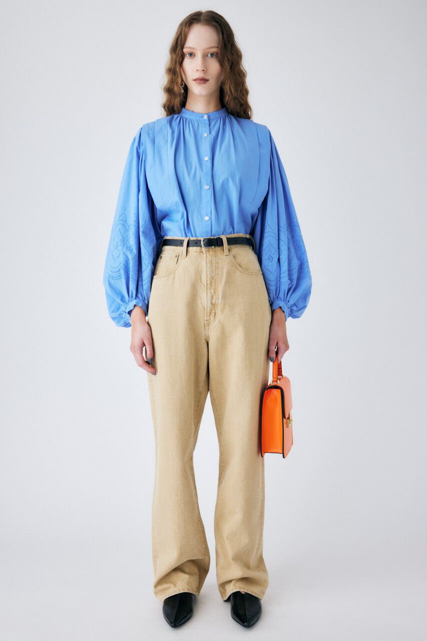 MOUSSY「HW COLOR LOOSE STRAIGHT」|デニム|