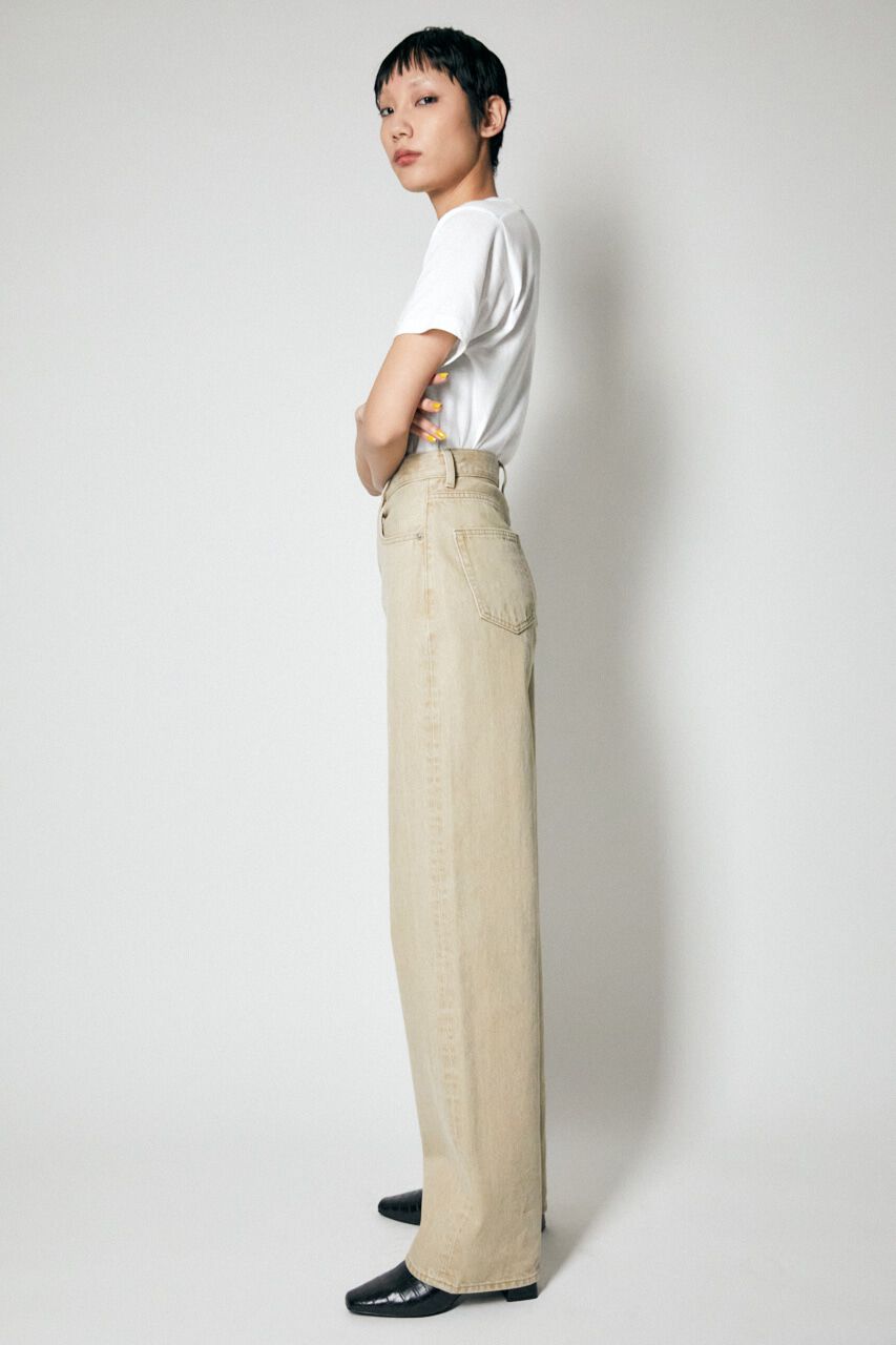 MOUSSY「HW COLOR LOOSE STRAIGHT」|デニム|