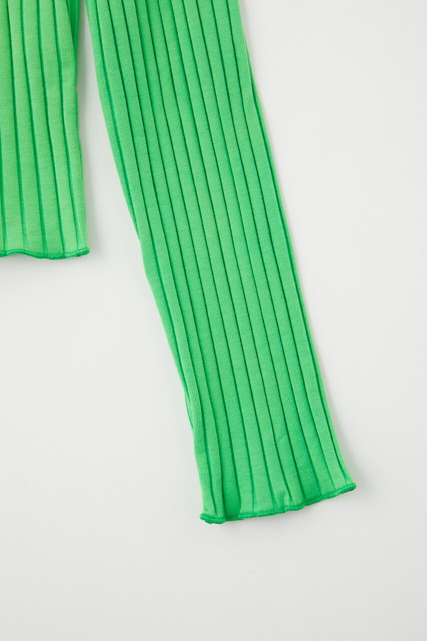 MOUSSY「CUT OUT RIB トップス」|Tシャツ・カットソー|