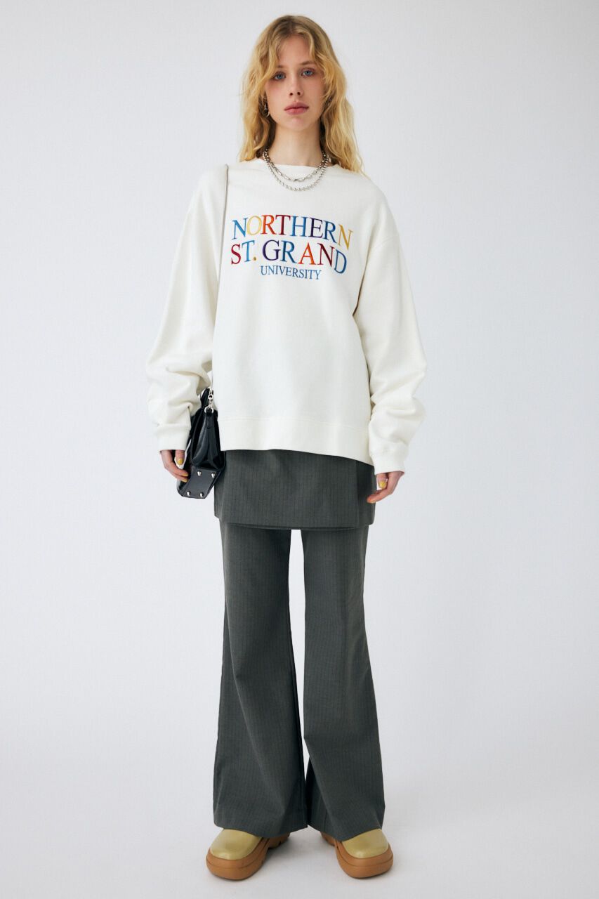 MOUSSY「SKIRT LAYERED FLARE パンツ」|その他|