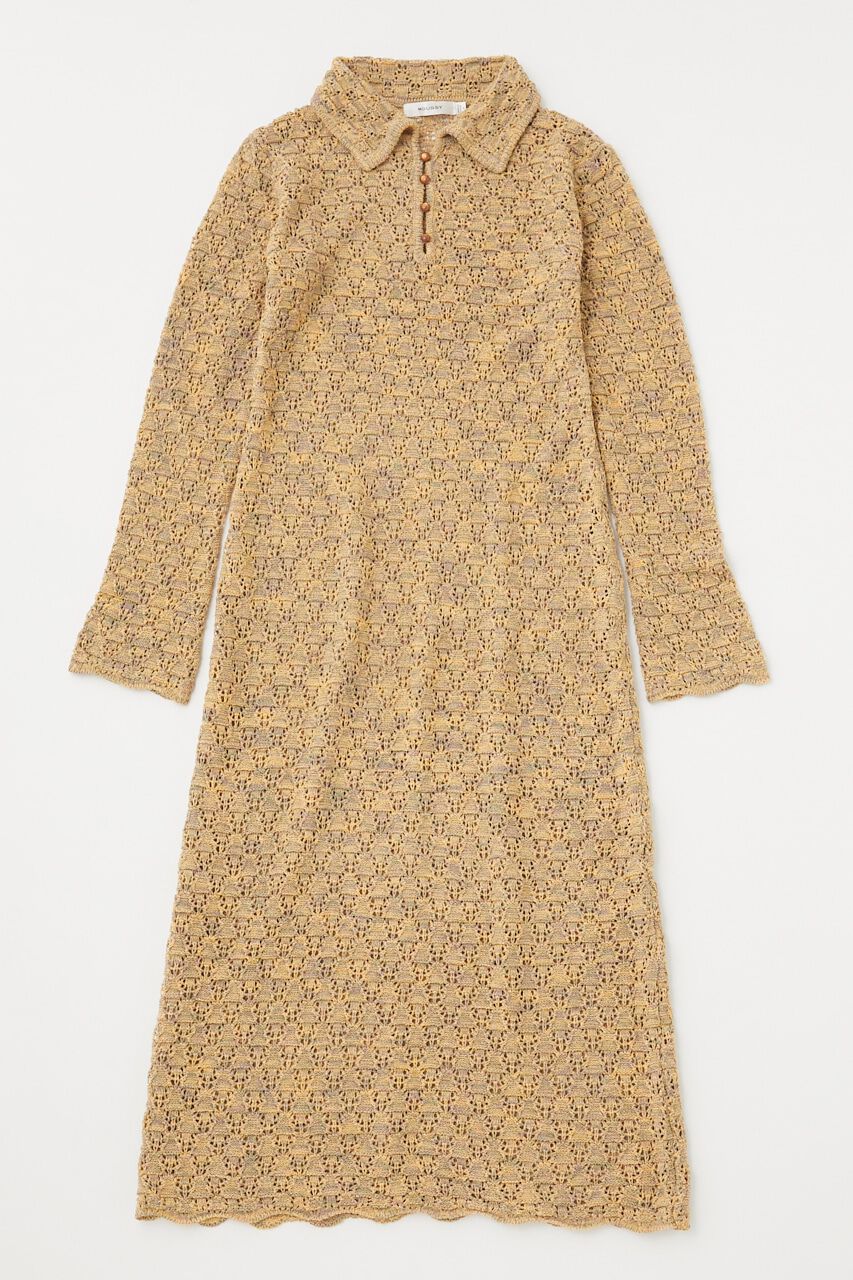 MOUSSY「OPEN WORK POLO ドレス」|ワンピース|