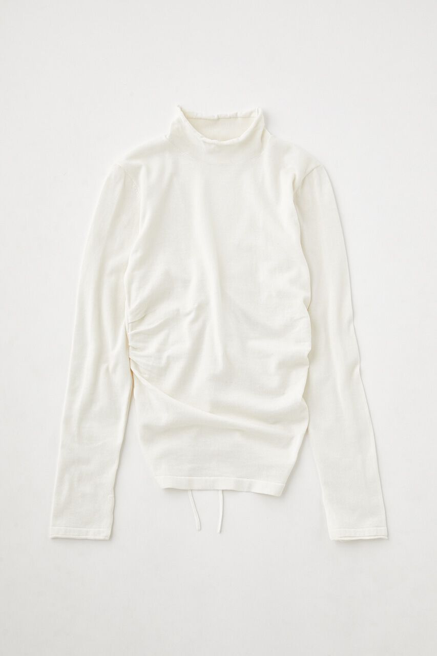 MOUSSY「BACK OPEN TUCK トップス」|ニット・セーター|