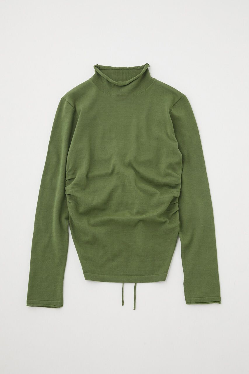 MOUSSY「BACK OPEN TUCK トップス」|ニット・セーター|