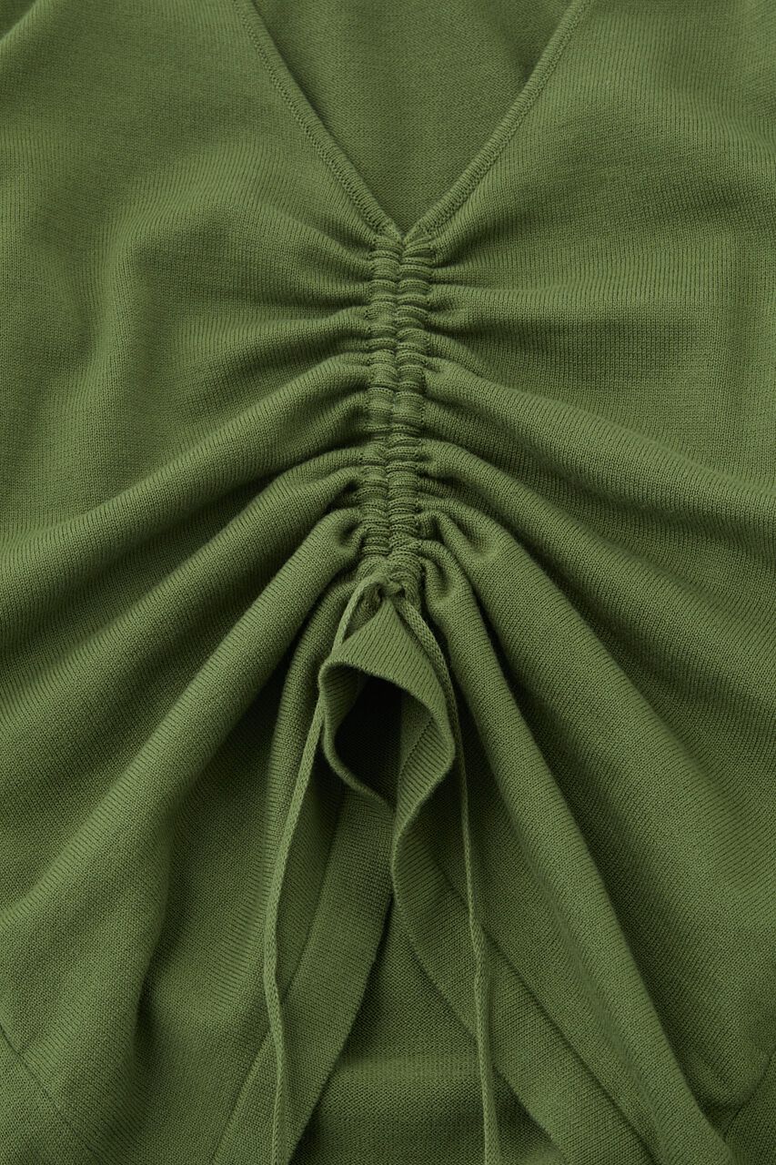 MOUSSY「BACK OPEN TUCK トップス」|ニット・セーター|