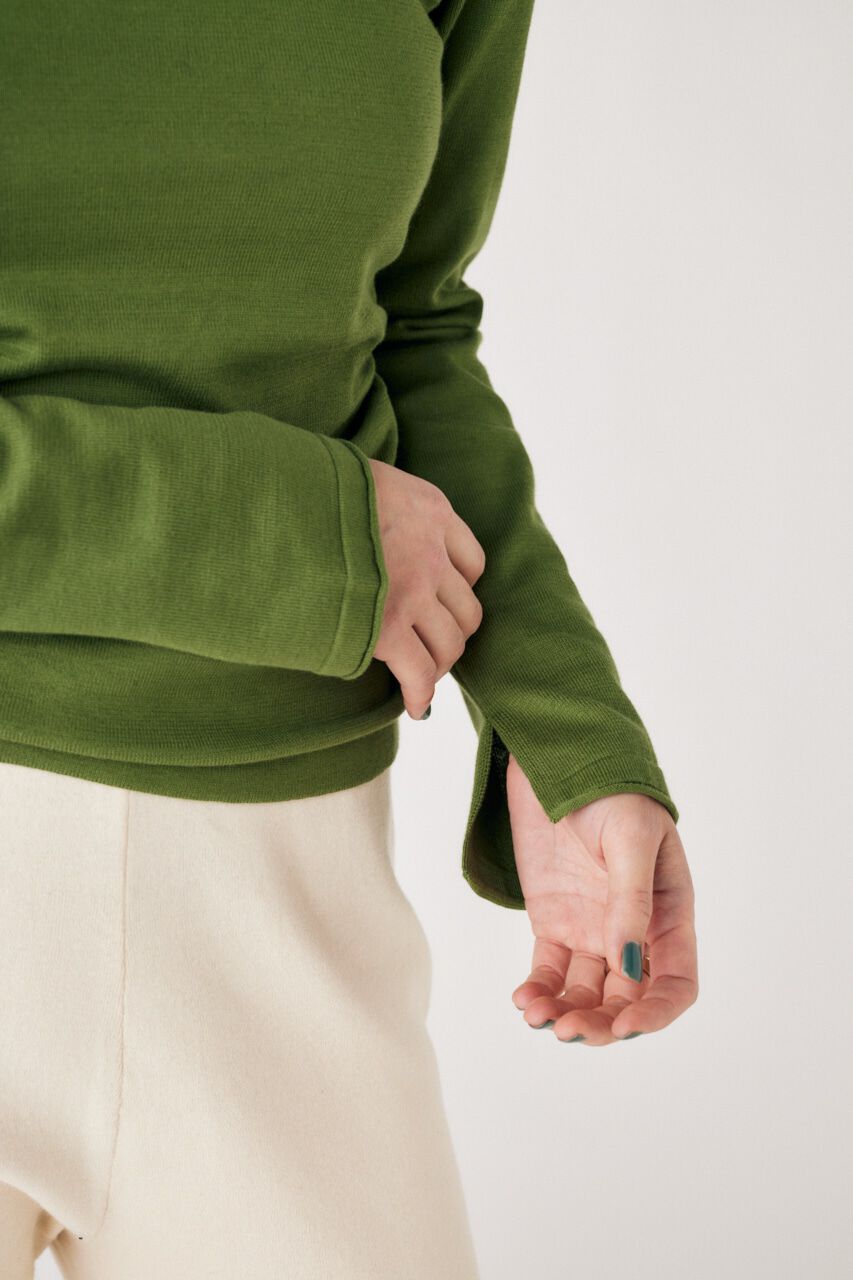 MOUSSY「BACK OPEN TUCK トップス」|ニット・セーター|