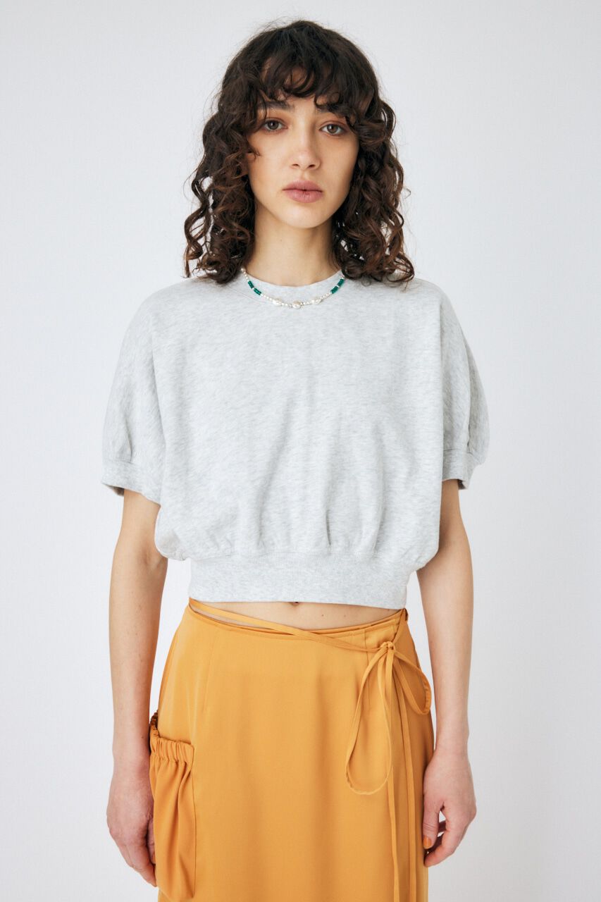 MOUSSY「CROPPED スウェット」|Tシャツ・カットソー|T.GRY