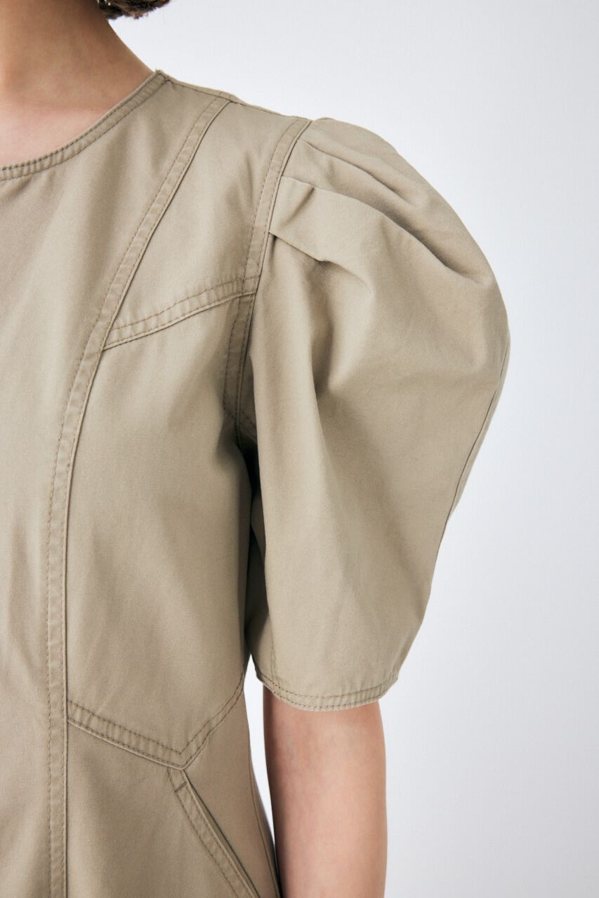 MOUSSY「TUCK SLEEVE FIT ドレス」|ワンピース|