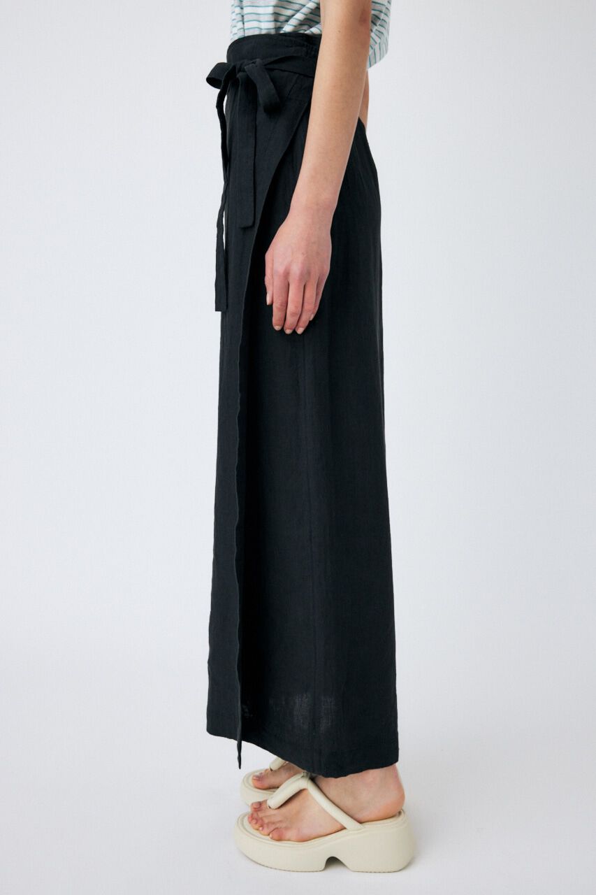 MOUSSY「LINEN STRIPED WRAP スカート」|スカート|