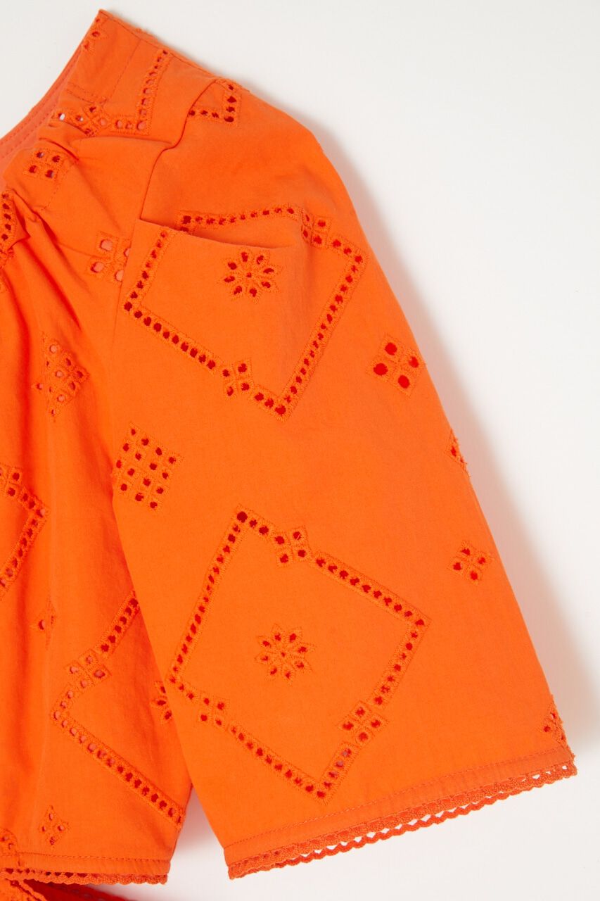 MOUSSY「SIDE SLIT EYELET MINI ドレス」|ワンピース|