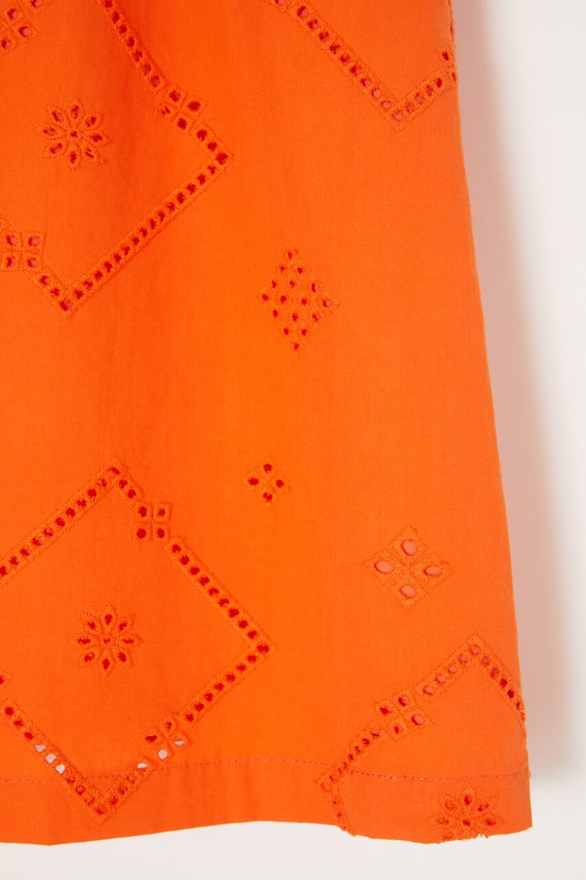 MOUSSY「SIDE SLIT EYELET MINI ドレス」|ワンピース|