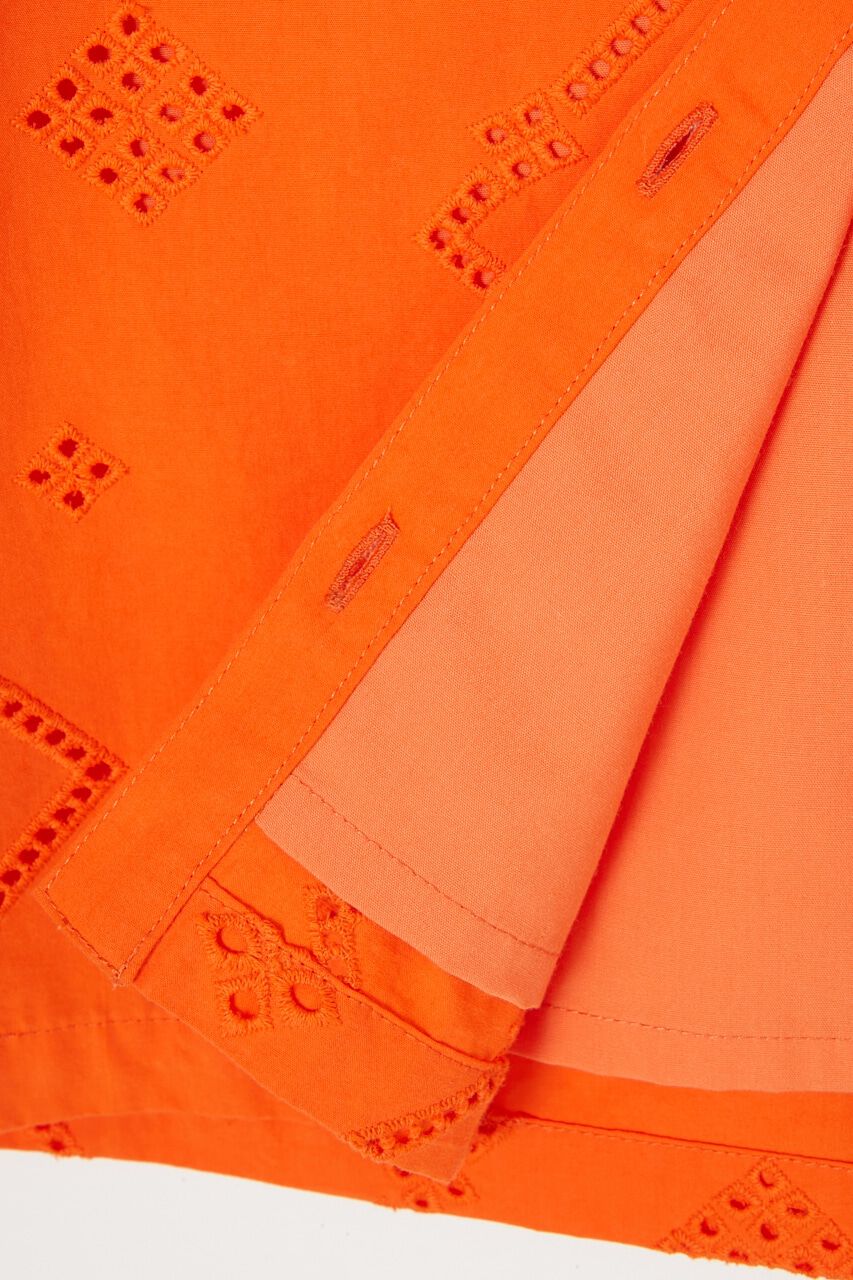 MOUSSY「SIDE SLIT EYELET MINI ドレス」|ワンピース|