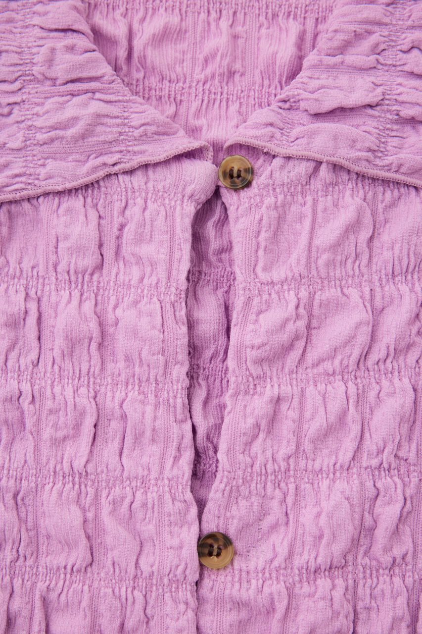 MOUSSY「POPCORN ROUND HEM POLO トップス」|Tシャツ・カットソー|