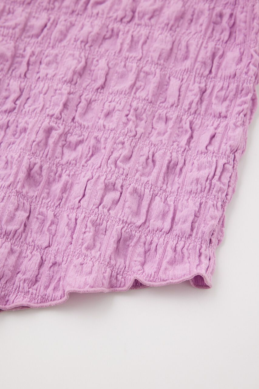 MOUSSY「POPCORN ROUND HEM POLO トップス」|Tシャツ・カットソー|