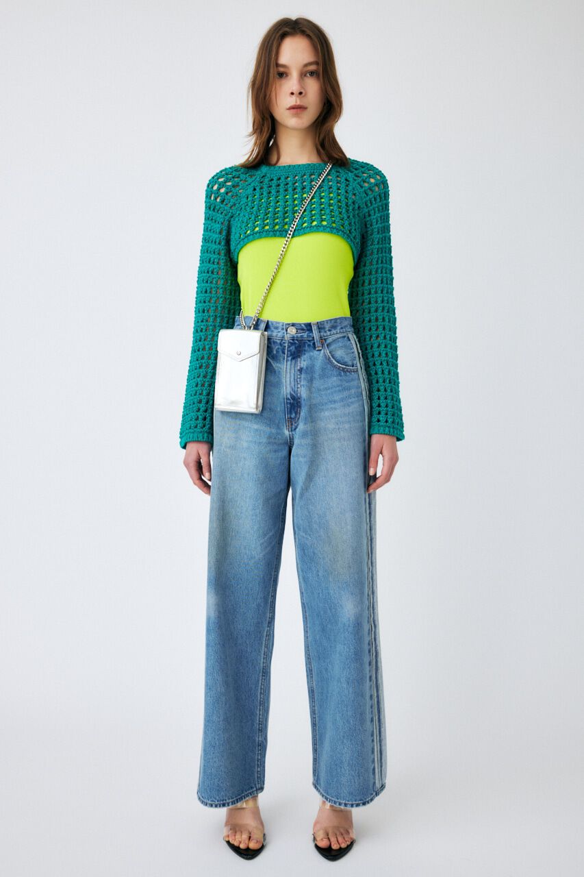 MOUSSY「CROCHET BOLERO ニット」|ニット・セーター|